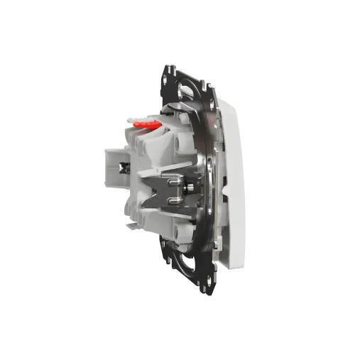 Выключатель проходной 1 клавишный, белый, Sedna Design SDD111106