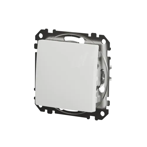 Выключатель проходной 1 клавишный, белый, Sedna Design SDD111106