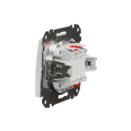 Выключатель перекрестный, белый, Sedna Design SDD111107