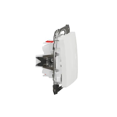 Выключатель проходной 2 клавишный, белый, Sedna Design SDD111108
