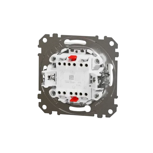 Выключатель проходной 2 клавишный, белый, Sedna Design SDD111108