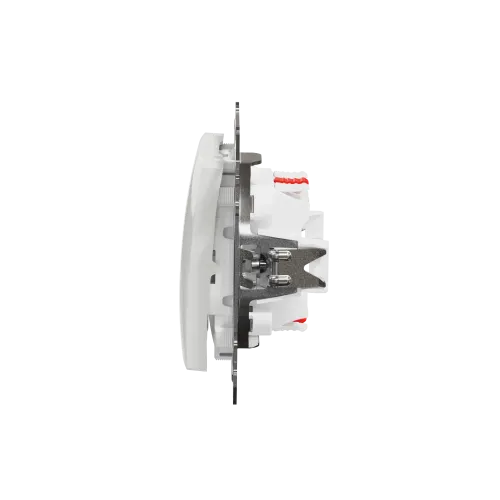 Выключатель проходной 2 клавишный, белый, Sedna Design SDD111108