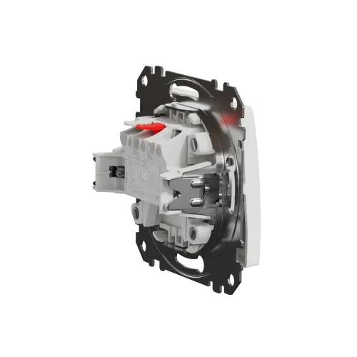 Кнопка 1 клавишная, белый, Sedna Design SDD111111