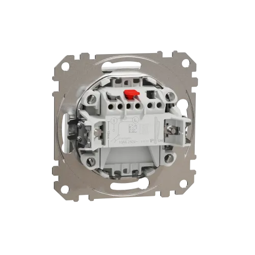Кнопка 1 клавишная, белый, Sedna Design SDD111111
