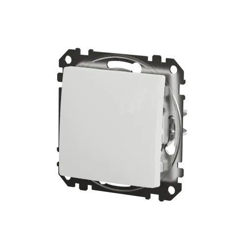 Кнопка 1 клавишная, белый, Sedna Design SDD111111