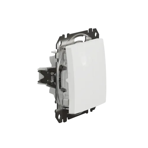 Кнопка 2 клавишная, белый, Sedna Design SDD111118