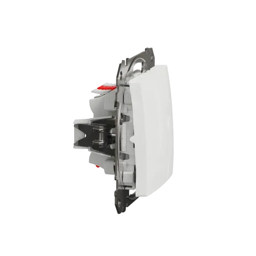 Кнопка 2 клавишная, белый, Sedna Design SDD111118