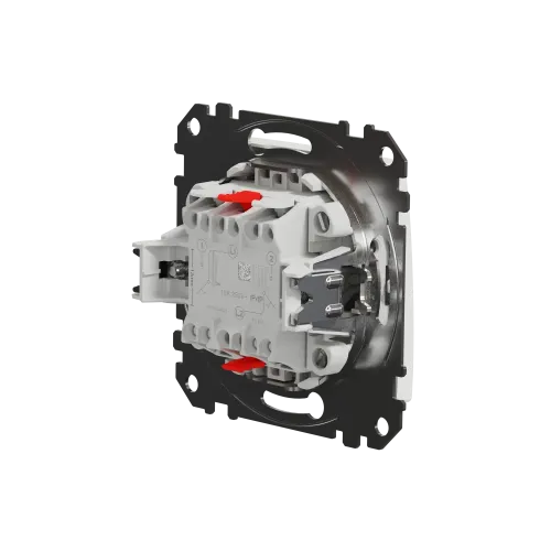 Кнопка 2 клавишная, белый, Sedna Design SDD111118