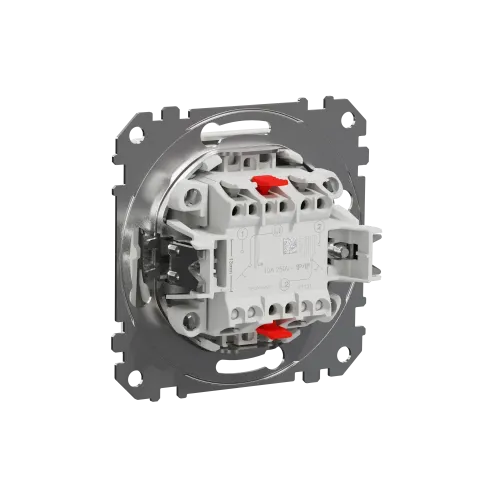 Кнопка 2 клавишная, белый, Sedna Design SDD111118