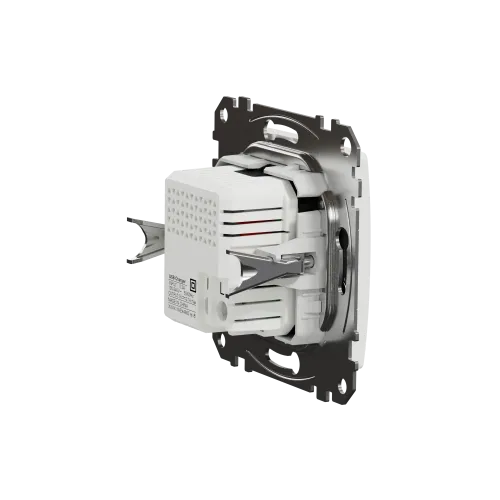 Розетка USB тип A+A, белый, Sedna Design SDD111401