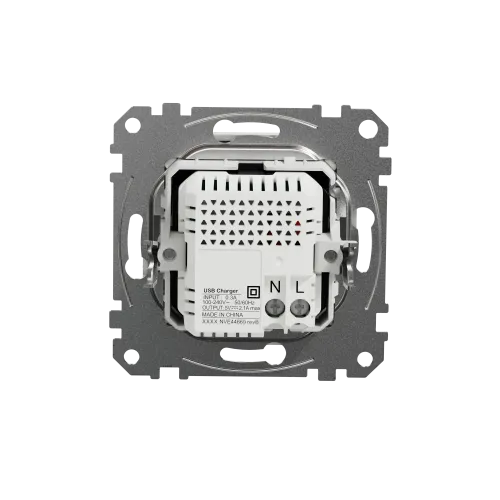 Розетка USB тип A+A, белый, Sedna Design SDD111401
