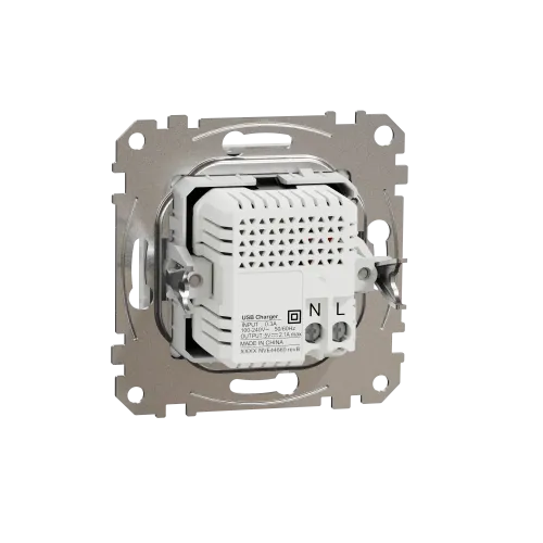 Розетка USB тип A+A, белый, Sedna Design SDD111401