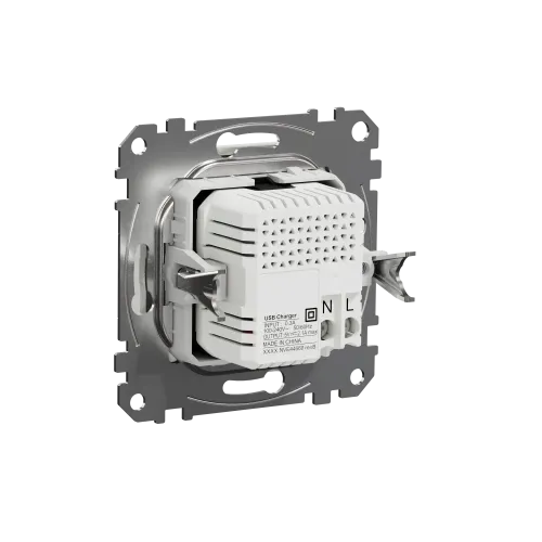 Розетка USB тип A+A, белый, Sedna Design SDD111401