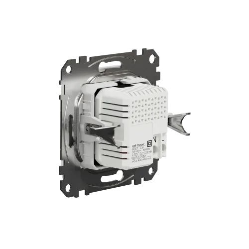 Розетка USB тип A+A, белый, Sedna Design SDD111401