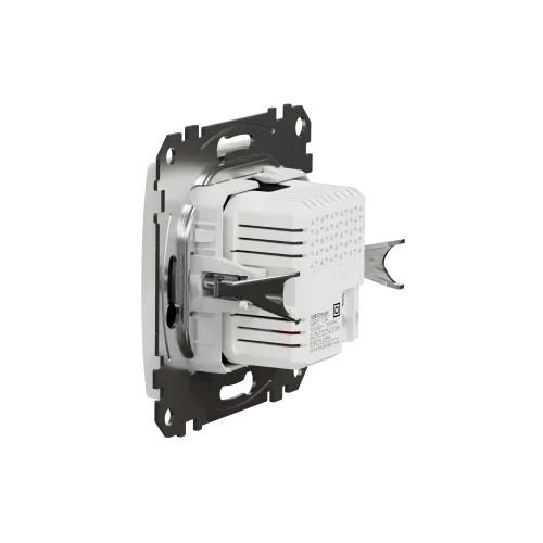 Розетка USB тип A+A, белый, Sedna Design SDD111401