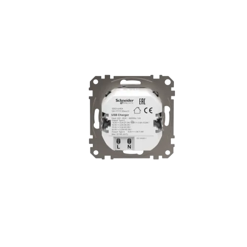 Розетка USB тип A+C 3A, 45W, белый, Sedna Design SDD111404
