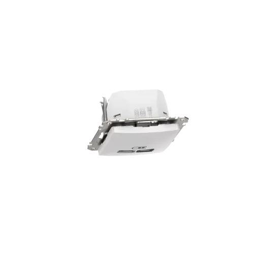 Розетка USB тип A+C 3A, 45W, белый, Sedna Design SDD111404