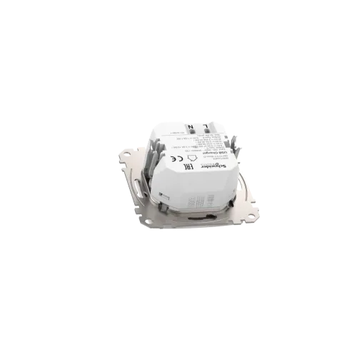 Розетка USB тип A+C 3A, 45W, белый, Sedna Design SDD111404