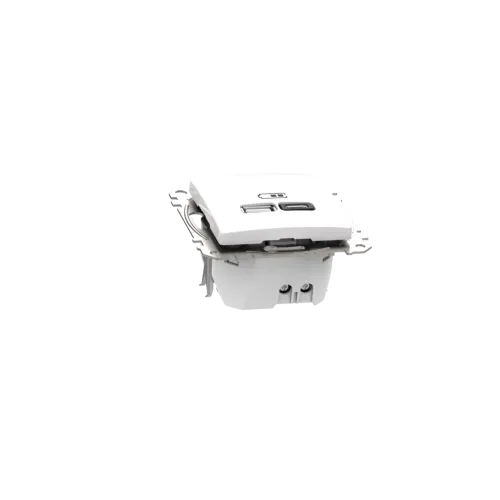 Розетка USB тип A+C 3A, 45W, белый, Sedna Design SDD111404