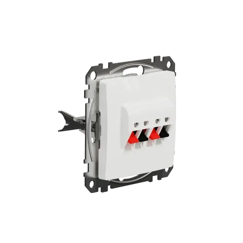 Аудиорозетка, белый, Sedna Design SDD111411