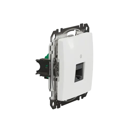 Компьютерная розетка RJ45 кат. 5е UTP, белый, Sedna Design SDD111451