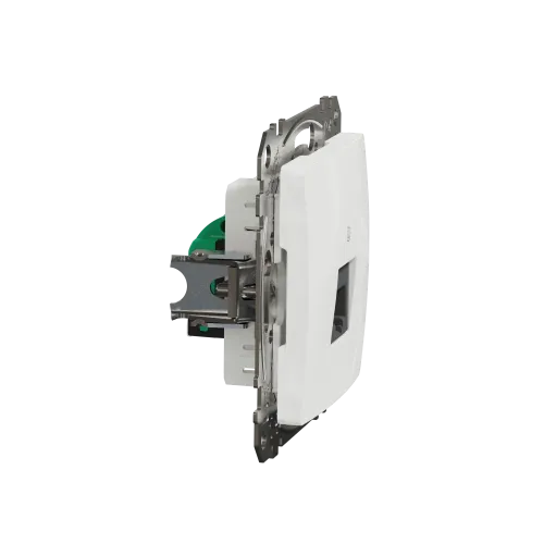 Компьютерная розетка RJ45 кат. 5е UTP, белый, Sedna Design SDD111451