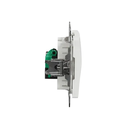 Компьютерная розетка RJ45 кат. 5е UTP, белый, Sedna Design SDD111451
