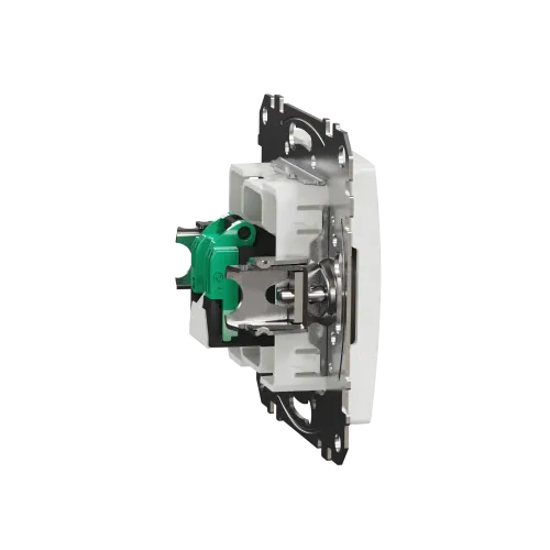Компьютерная розетка RJ45 кат. 5е UTP, белый, Sedna Design SDD111451