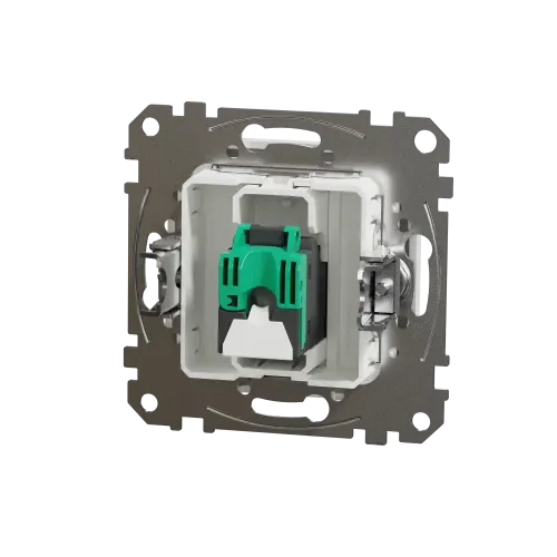 Компьютерная розетка RJ45 кат. 5е UTP, белый, Sedna Design SDD111451