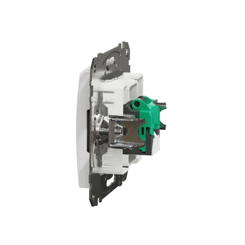 Компьютерная розетка RJ45 кат. 5е UTP, белый, Sedna Design SDD111451
