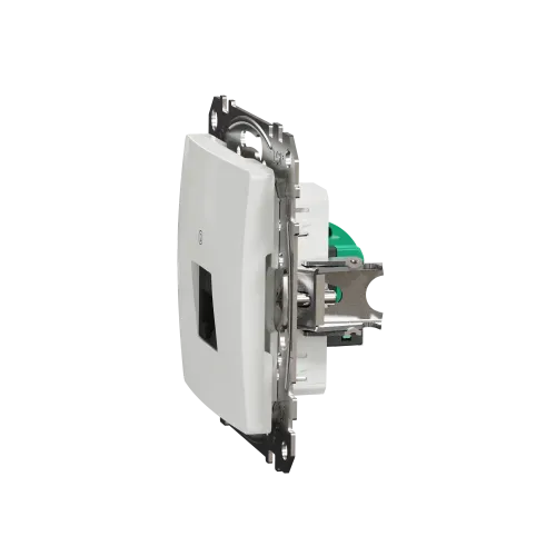 Компьютерная розетка RJ45 кат. 5е UTP, белый, Sedna Design SDD111451