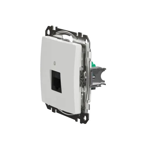Компьютерная розетка RJ45 кат. 5е UTP, белый, Sedna Design SDD111451