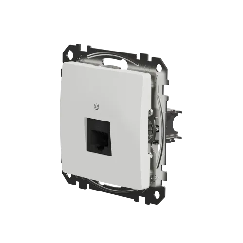 Компьютерная розетка RJ45 кат. 5е UTP, белый, Sedna Design SDD111451