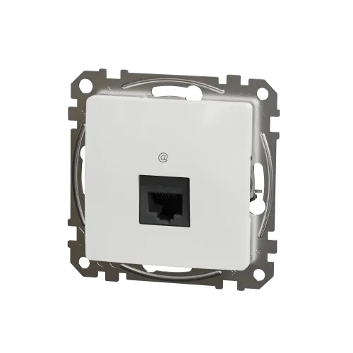 Компьютерная розетка RJ45 кат. 5е UTP, белый, Sedna Design SDD111451