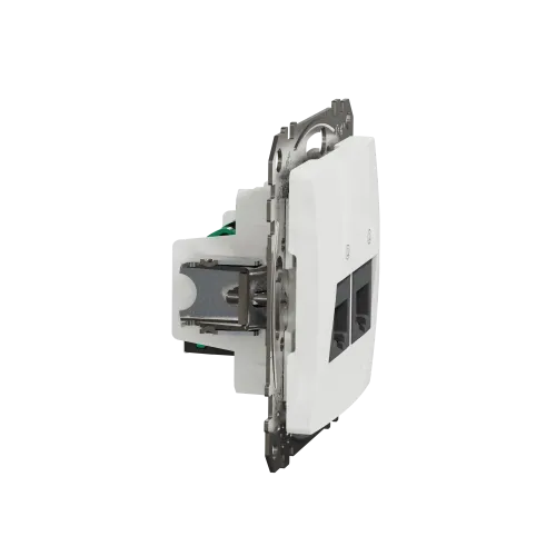 Компьютерная розетка двойная 2 х RJ45 кат. 5е UTP, белый, Sedna Design SDD111452