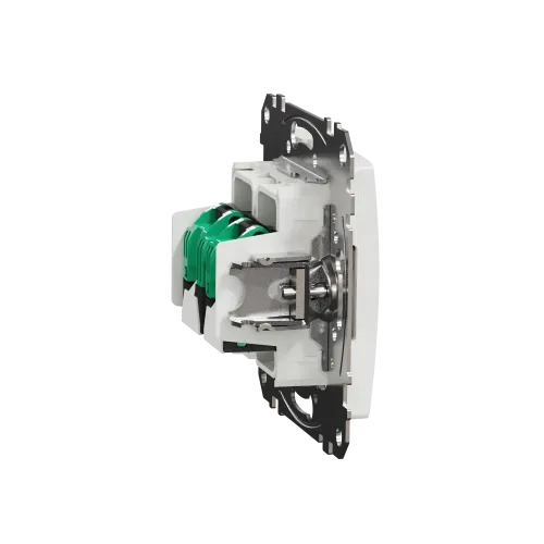 Компьютерная розетка двойная 2 х RJ45 кат. 5е UTP, белый, Sedna Design SDD111452