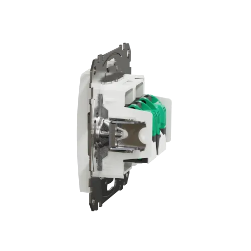 Компьютерная розетка двойная 2 х RJ45 кат. 5е UTP, белый, Sedna Design SDD111452