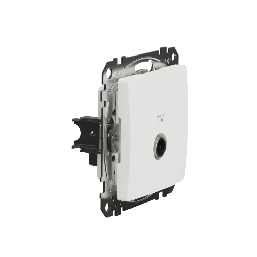 Розетка телевизионная конечная, белый, Sedna Design SDD111471
