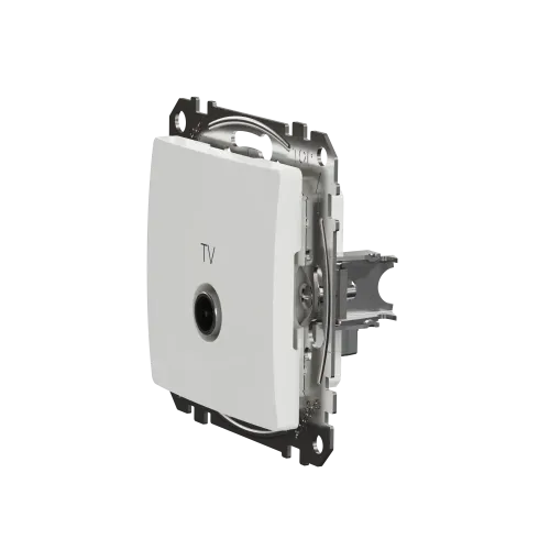 Розетка телевизионная конечная, белый, Sedna Design SDD111471