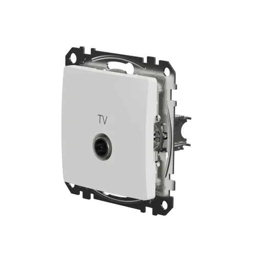 Розетка телевизионная конечная, белый, Sedna Design SDD111471