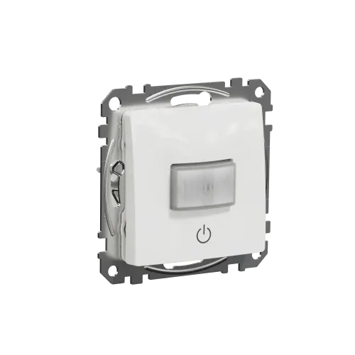 Датчик движения с кнопкой, белый, Sedna Design SDD111504