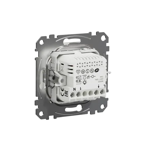 Датчик движения с кнопкой, белый, Sedna Design SDD111504