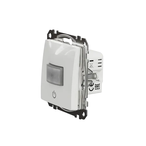 Датчик движения с кнопкой, белый, Sedna Design SDD111504