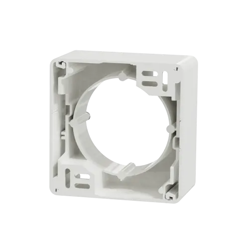 Коробка для накладного монтажа 1 пост, белый, Sedna Design SDD111901