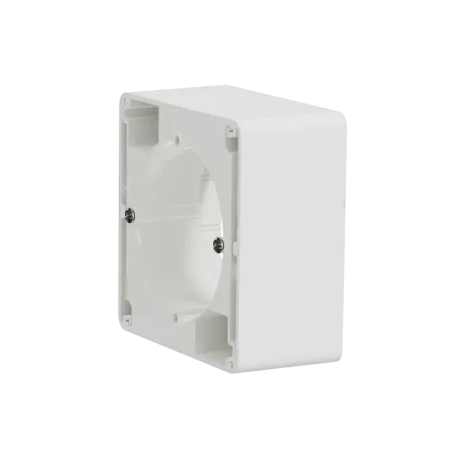 Коробка для накладного монтажа 1 пост, белый, Sedna Design SDD111901