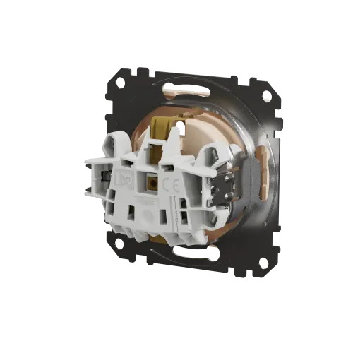 Розетка электрическая, бежевый, Sedna Design SDD112022