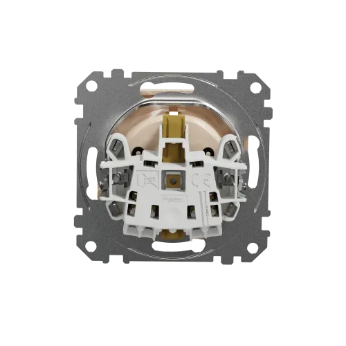 Розетка электрическая, бежевый, Sedna Design SDD112022