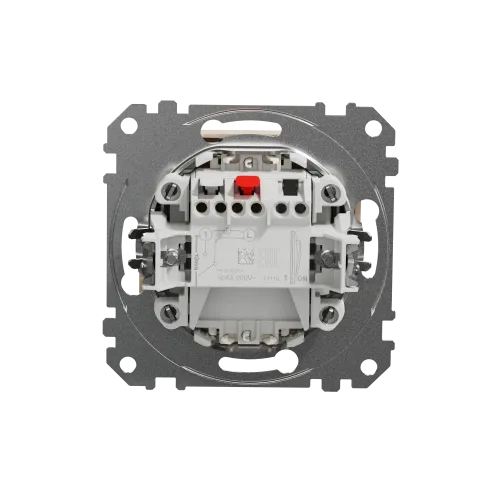 Выключатель с подсветкой 1 клавишный, бежевый, Sedna Design SDD112101L