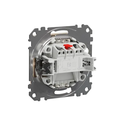 Выключатель с подсветкой 1 клавишный, бежевый, Sedna Design SDD112101L
