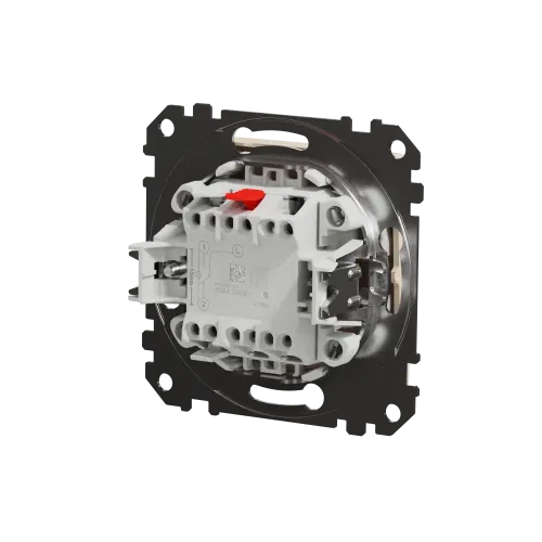 Выключатель проходной 1 клавишный, бежевый, Sedna Design SDD112106